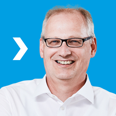 Geschäftsführer Andreas Ahler auf der Achema 2022