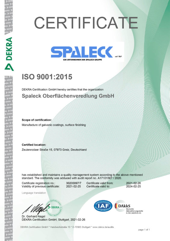 SPOV ISO9001
