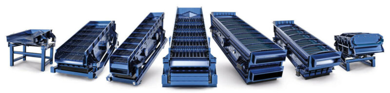 Siebmaschinen und Förderrinnen fürs Recycling