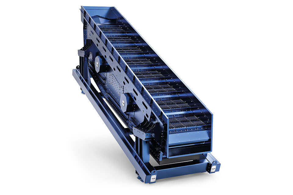 Kombi Siebmaschine für Schlackenaufbereitung von Spaleck