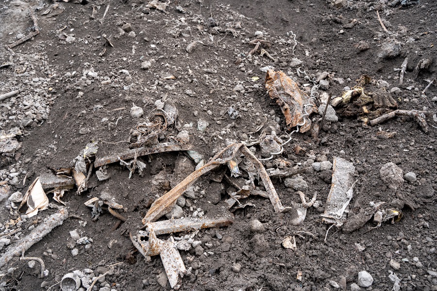 Müllverbrennungsschlacke und Rostasche zur Aufbereitung mit SPALECK Siebmaschinen