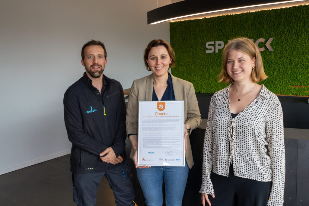Spaleck Signs the Charter of the North Rhine-Westphalia State Program to Improve the Balance Between Work and Caregiving