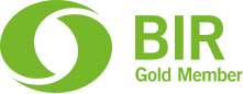 A green logo featuring a stylized eye and the text "BIF Gold Medal."
