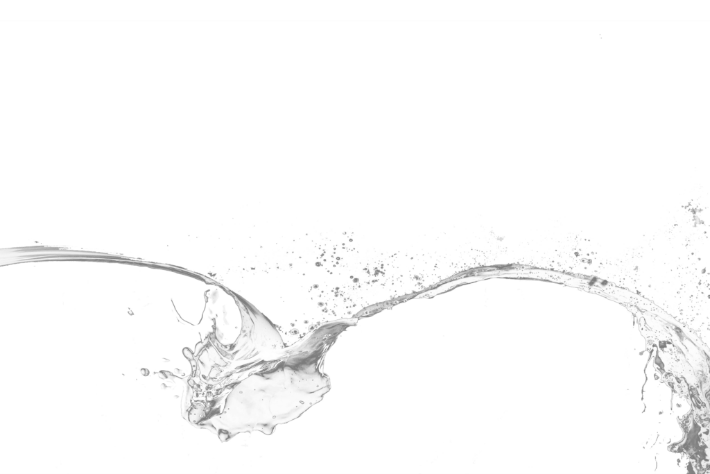 Dynamic water movement against a black background.