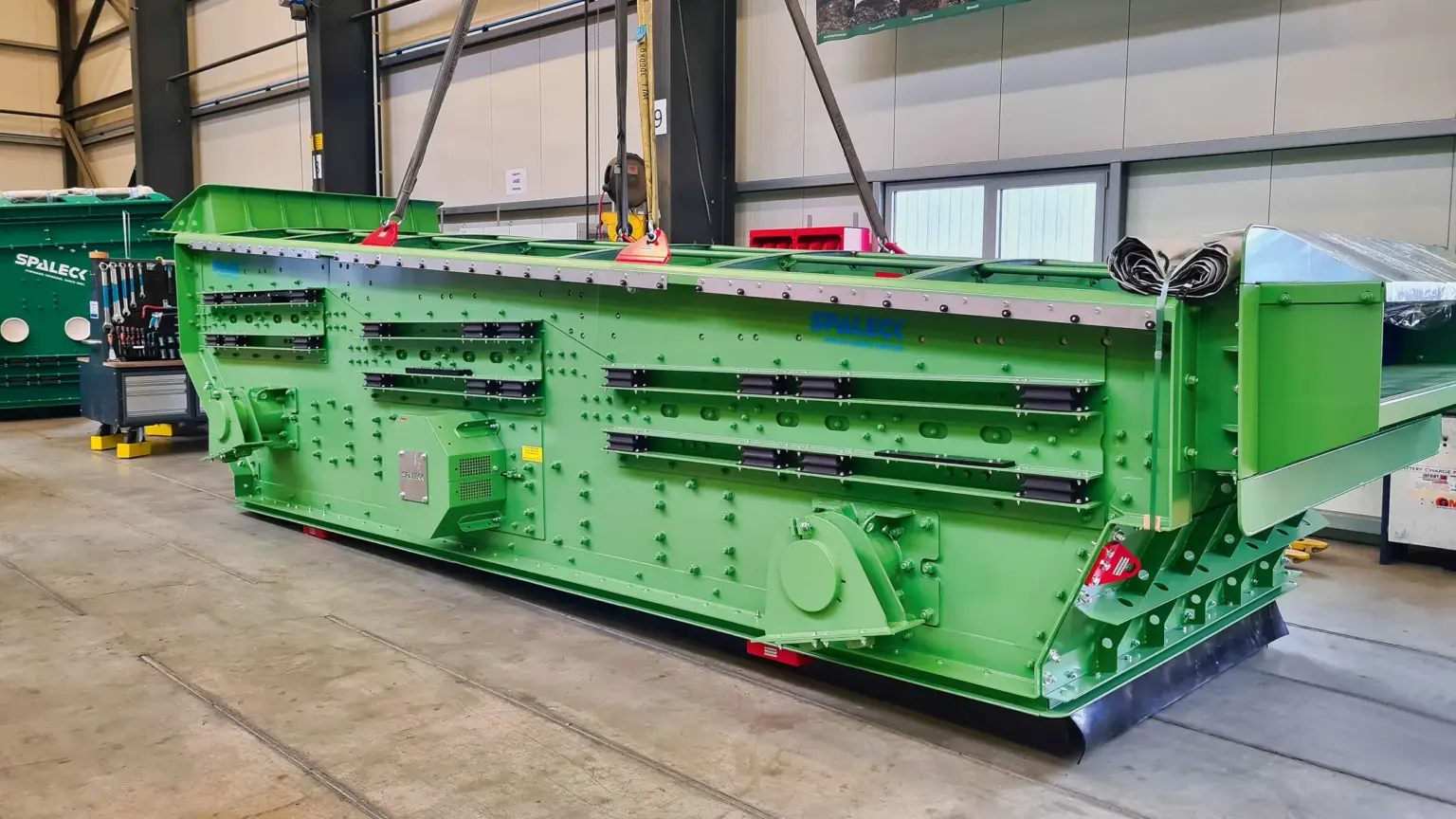 SPALECK Tension-Shaft Screening Machine with MultiZONE Technology