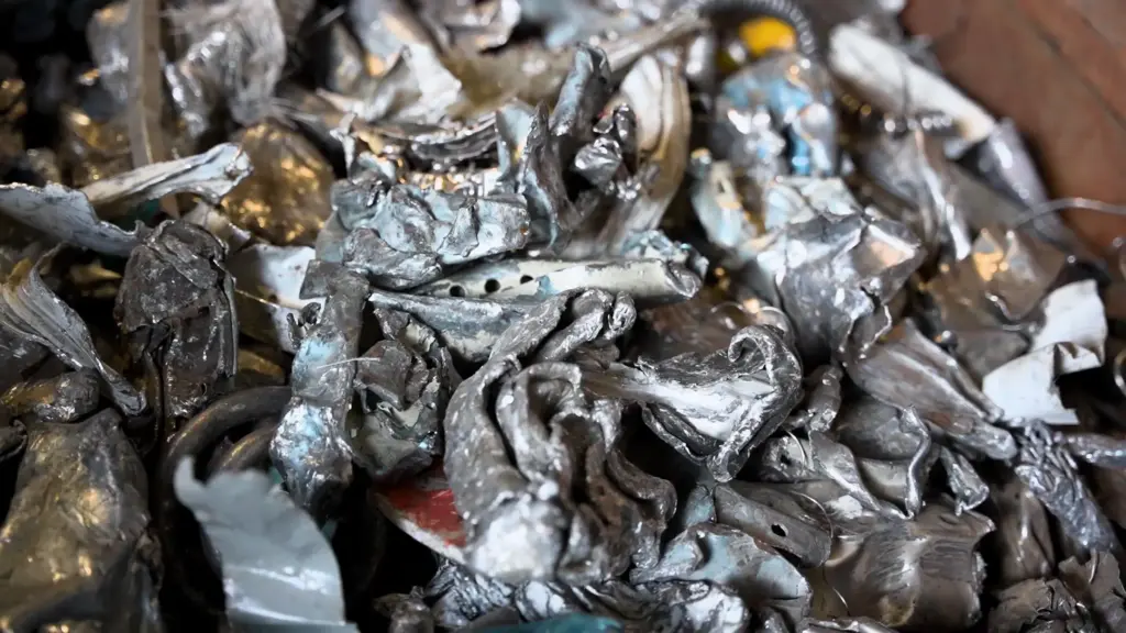 Sorted metal following effective SPALECK screening and sensor sorting—this confirms the SPALECK philosophy of "BEST SCREENING." BEST INFEED. "FOR THE BEST SORTING QUALITY."