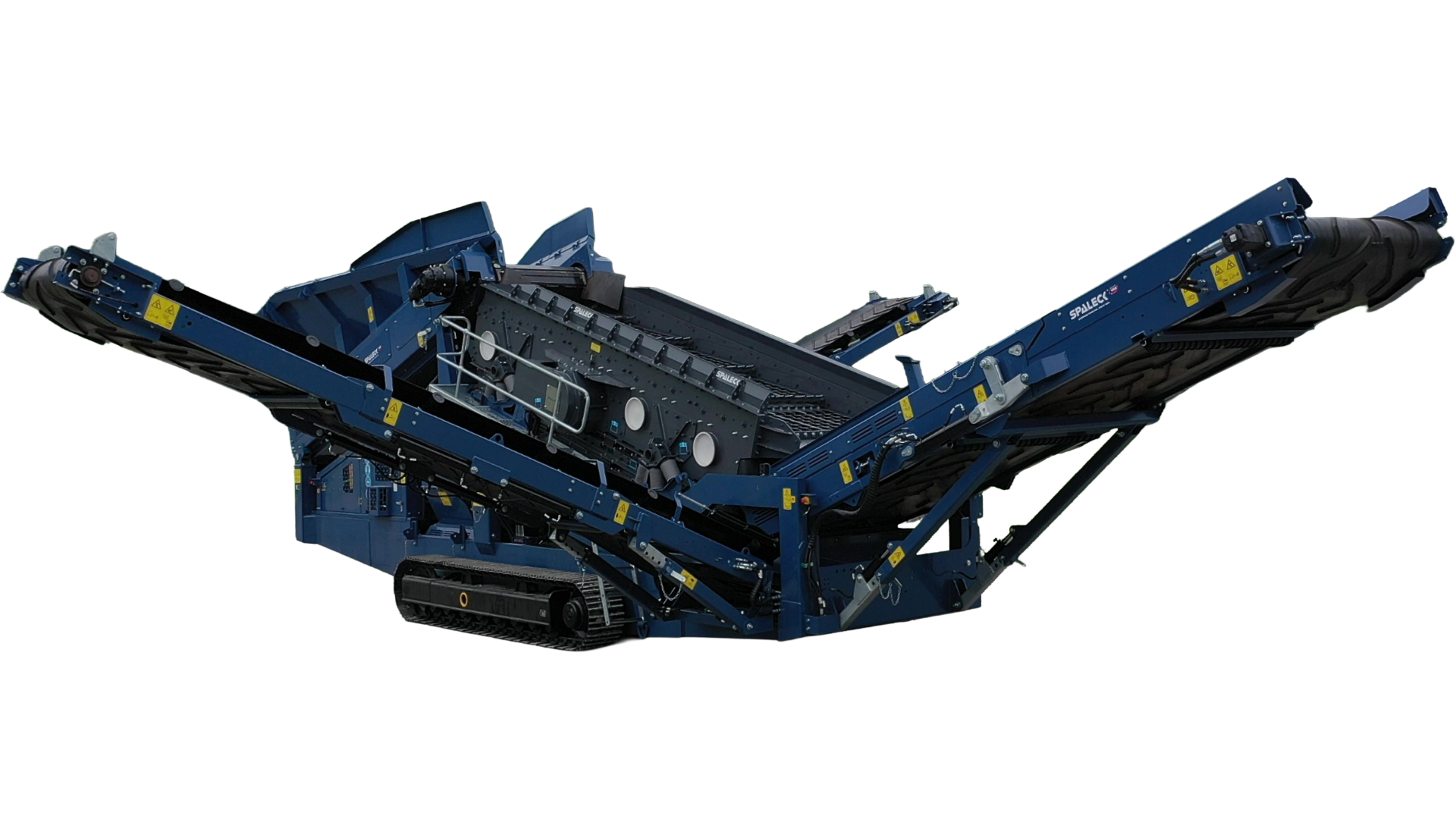 The high-performance 205 mobile screening machine from Spaleck, as shown
