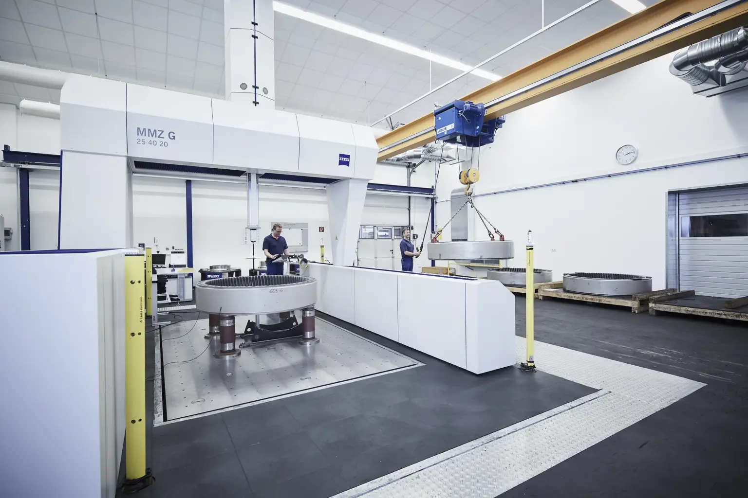 Measurement room for 3D measurement of components and assemblies from machining and metalworking at the contract manufacturer SPALECK