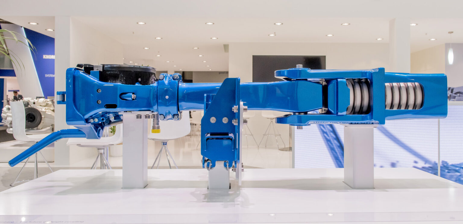 Painted CL1 welded subassembly after manufacturing and subassembly assembly at the supplier SPALECK