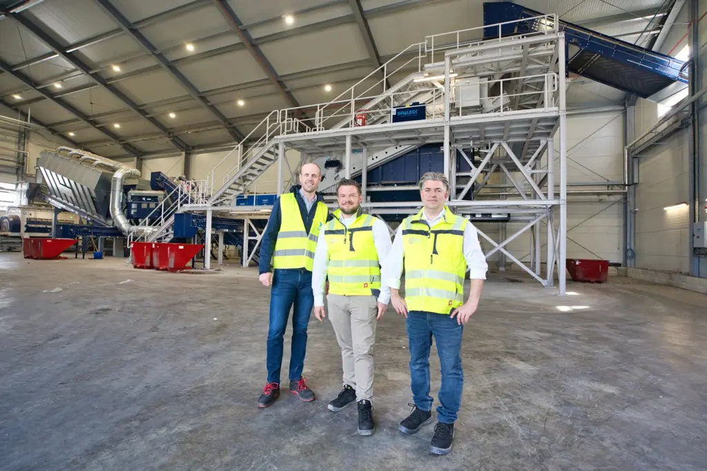 Hochmoderne RDF Recyclinganlage mit SPALECK Siebtechnologie